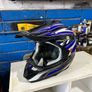 Dirtbike helmets and bike stand Image 5