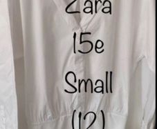 blouse zara size large body top