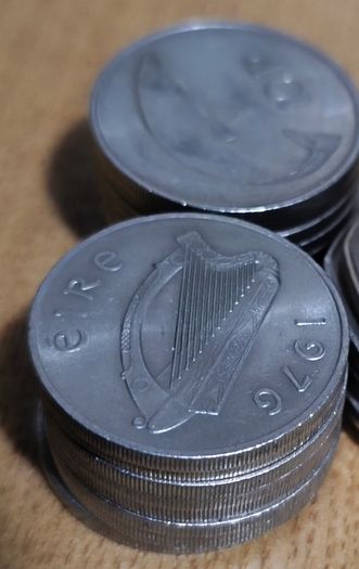 Irish 10 Pence Coins