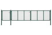 Garden Gate Steel 500x75 cm Green