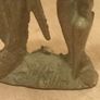 Brass door knocker, old, Medieval Knight, D18 post 6e Image 3