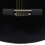 Classical Guitar for Beginner and Kid with Bag Black 1/2 34" Image 7
