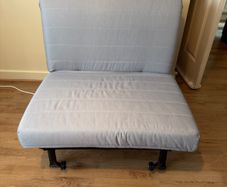 Ikea - reclining armchair-single bed