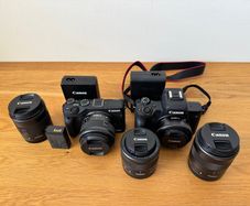 Canon Eos M Bundle. M3 & M50 plus Lens