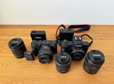 Canon Eos M Bundle. M3 & M50 plus Lens