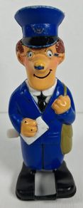 Vintage 1980s post man pat wind up toy