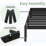 41 cm King Size Bed Frame with Rounded Corner Legs, 5ft Image 6