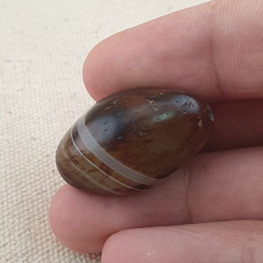 Vintage Beautiful Suliemani Eye Agate Bead Amulet
