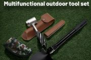 2 items camping set. Hiking set. Shovel and core drill bit set.