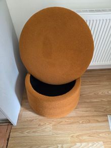 Storage ottoman with lid/foot rest