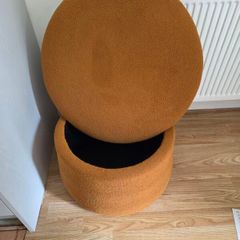Storage ottoman with lid/foot rest