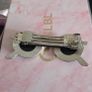 Stylish sunglasses design hair clip in silver tone with black lenses. Fun and eye-catching accessory, perfect for everyday wear. Never used Image 4