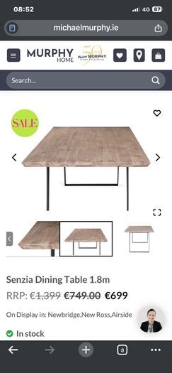 dining table and bench