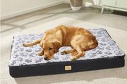 Extra Large Jumbo Dog Pillow Bed Waterproof Pet Cushion Mat Sleep Bed with Removable Cover for Large Dogs