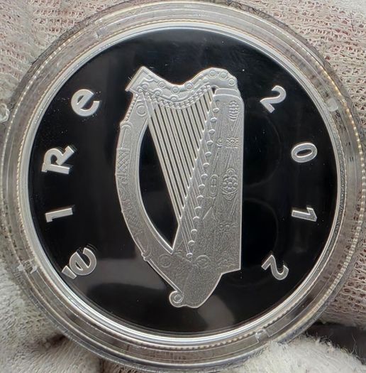 Ireland 2012 Silver and Gold Proof Coin Set Michael Collins 1890-1922 Commemorative Coins in Original Holder with COA
