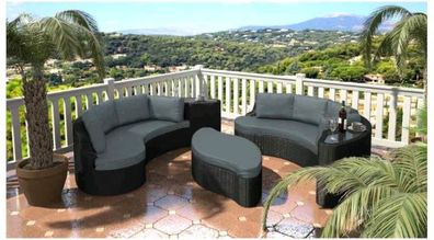 Garden rattan furniture outdoor sofa set