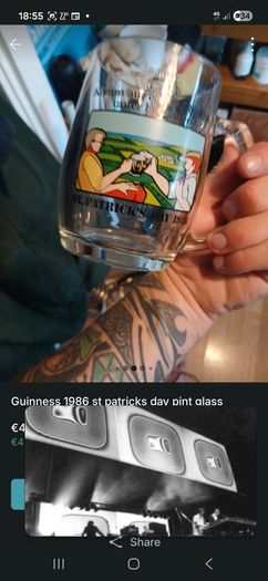 rare guinness pint glass