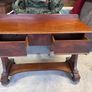 Antique Mahogany Side Table Image 3