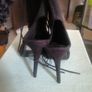 Black stretch peeptoe stiletto ankle boots Image 3
