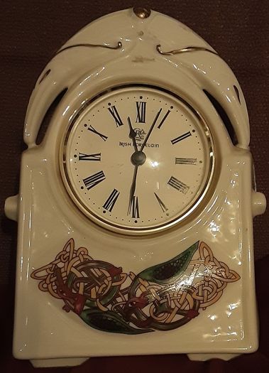 Galway porcelain clock