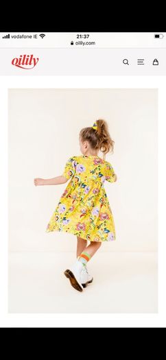 Oilily downtown dress and matching socks age 10 like new!