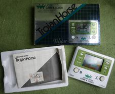 Rare Lansay Gakken Trojan Horse LCD Game Complete with Box and Instructions