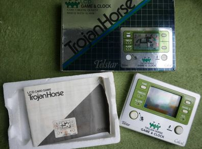 Rare Lansay Gakken Trojan Horse LCD Game Complete with Box and Instructions