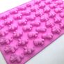 Silicone chocolate moulds with 48 miniature dinosaur shapes Image 3