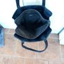 Enny Vintage Navy Italian Leather Bag Image 5