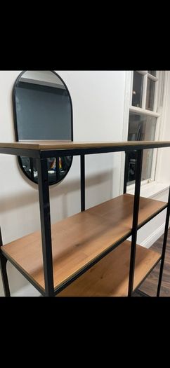 Shelving unit, black,