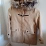 Zara beige wool coat size 10 years Brand New Image 2