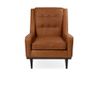 Charme (Scott) cigar leather armchair Image 4