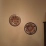 Pair of decorative Copper Wall Plates Image 3