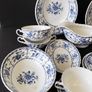 A Set of Johnson Brothers Blue Bird Pattern Earthenware Tableware Image 2