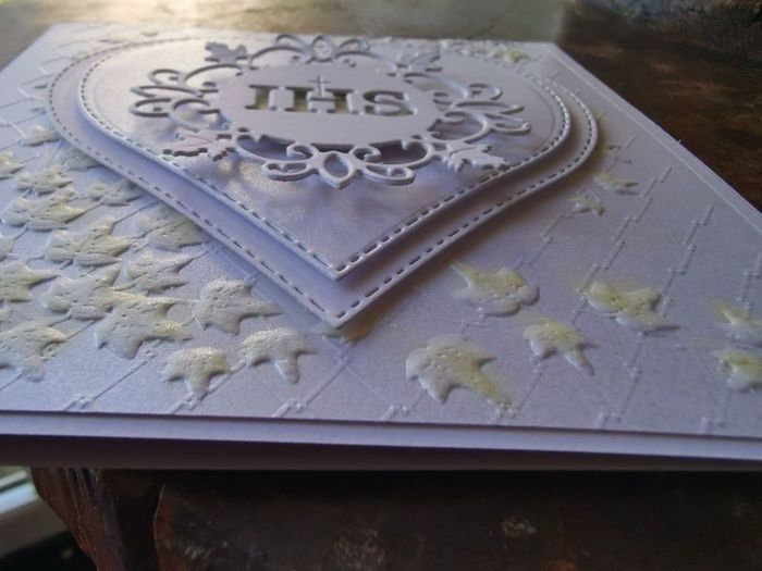 Handmade card - First Communion.