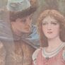 Victorian Photogravure First Spoken Words Of Love Charles Perugini Gilt Frame Large Art Image 8