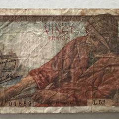 France 20 Francs 1942 Banknote