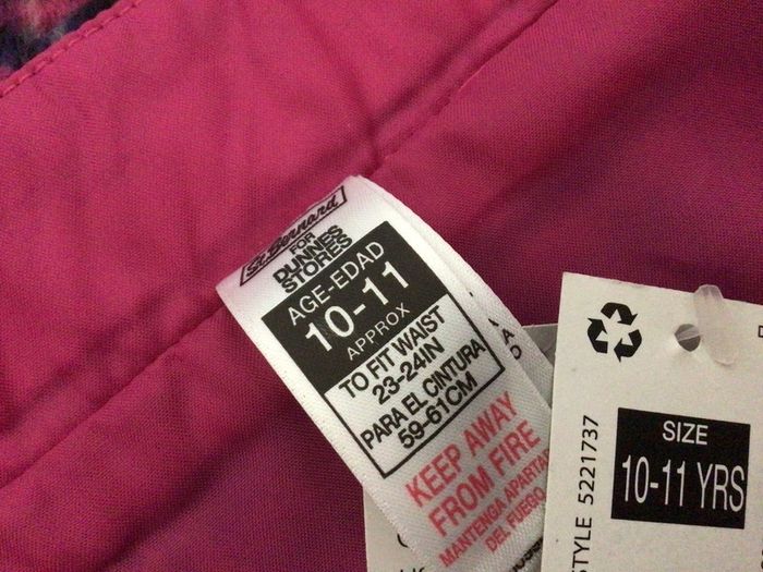 Dunnes Girls Pink Check autumn winter Skirt Bnwts age 10/11 years