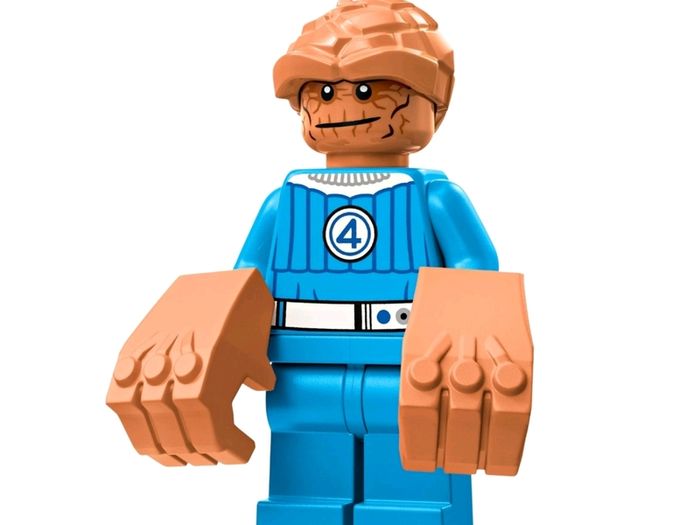 Lego BEN GRIMM Minifigure Lego Fantastic Four Minifigure
