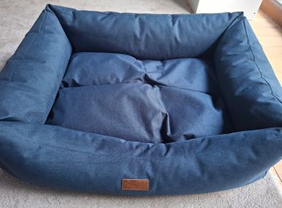 Navy Waterproof Dog Bed - Alice & Co - Cooper