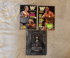 Vintage WWF WWE Wrestling Books + Undertaker Collector Edition