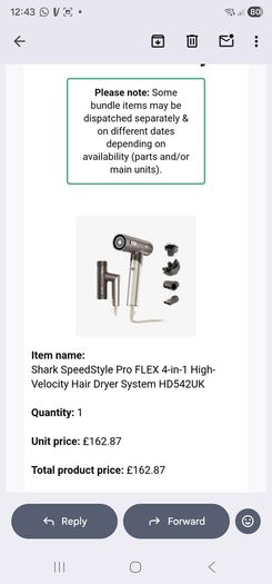 shark hair dryer
