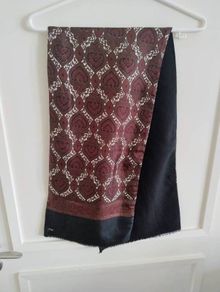 Vintage unisex Belvedere Wien Vienna silk scarf with cotton lining paisley design circa 1970's made in Austria 120cm x 27cm in very good condition and has been well cared for FREE STANDARD POSTAGE INCLUDED