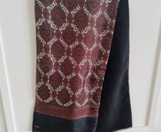 Vintage unisex Belvedere Wien Vienna silk scarf with cotton lining paisley design circa 1970's made in Austria 120cm x 27cm in very good condition and has been well cared for FREE STANDARD POSTAGE INCLUDED