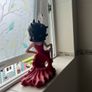 Red Evening Dress Betty Boop Statue Image 3