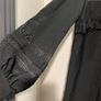 KARTA Stunning Black Longsleeve Cocktail Dress Size L! Image 2
