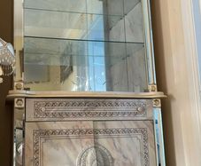 Italian marble furniture cabinets and mirror