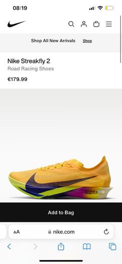 Nike Streakfly 2 - Size UK 10