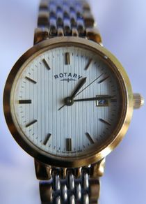 Rotary Ladies Watch  Two Tone Quartz Watch  Rotary Watch (works Well)