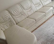 Long lasting leather sofa bed